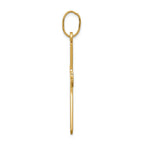 FJC Finejewelers 14k Yellow Gold Polished Cross Charm