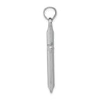 FJC Finejewelers 14k White Gold Hollow Cross Charm