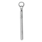 FJC Finejewelers 14k White Gold Hollow Cross Charm