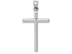 FJC Finejewelers 14k White Gold Hollow Cross Charm