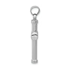 FJC Finejewelers 14k White Gold Polished Cross Charm