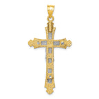 FJC Finejewelers 14k Two-tone Gold Crucifix Charm