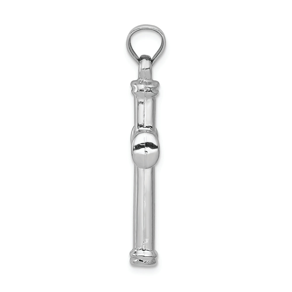FJC Finejewelers 14k White Gold Hollow Cross Charm