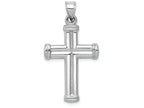FJC Finejewelers 14k White Gold Hollow Cross Charm