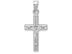 FJC Finejewelers 14k White Gold Hollow Crucifix Charm