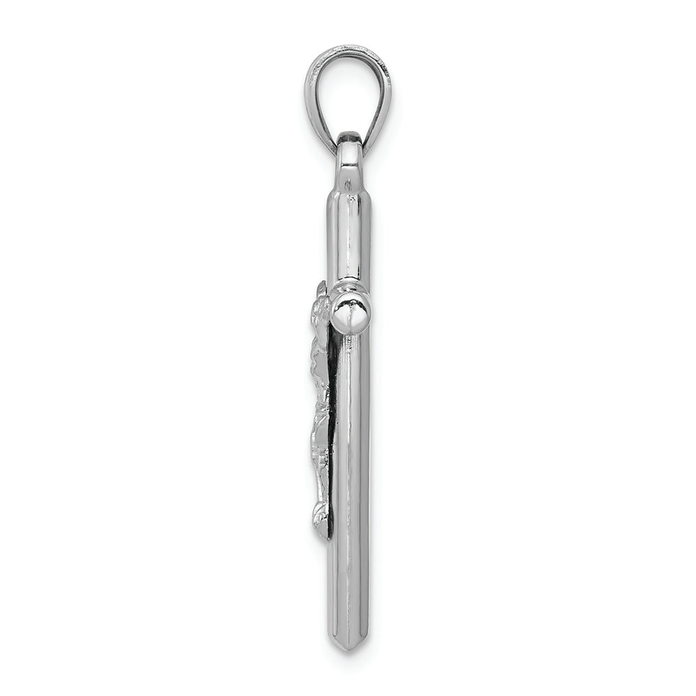 FJC Finejewelers 14k White Gold Crucifix Charm