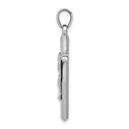 FJC Finejewelers 14k White Gold Crucifix Charm