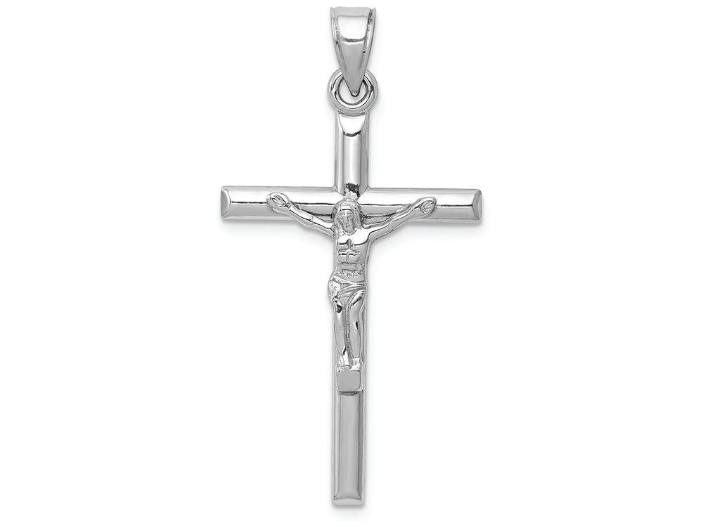 FJC Finejewelers 14k White Gold Crucifix Charm