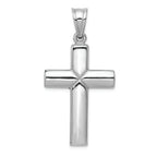 FJC Finejewelers 14k White Gold Reversible Crucifixcross Charm