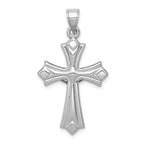 FJC Finejewelers 14k White Gold Reversible Crucifixcross Charm