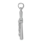 FJC Finejewelers 14k White Gold Reversible Crucifixcross Charm