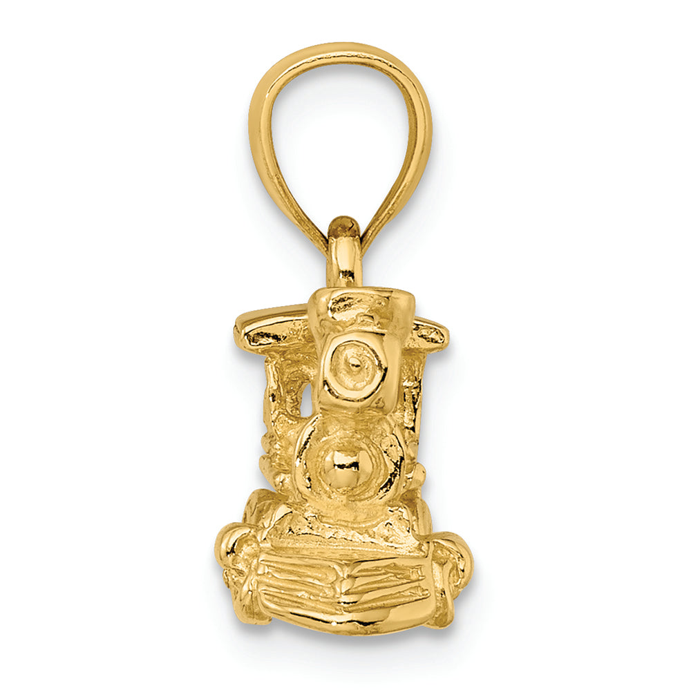 FJC Finejewelers 14k Yellow Gold 3d Locomotive Charm