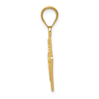 FJC Finejewelers 14k Yellow Gold Passport Charm