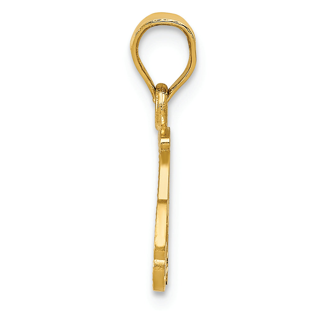 FJC Finejewelers 14k Yellow Gold Golf Cart Charm
