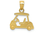 FJC Finejewelers 14k Yellow Gold Golf Cart Charm