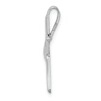 FJC Finejewelers 14k White Gold White Dancing Starfish Hidden Bail Charm