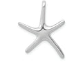 FJC Finejewelers 14k White Gold White Dancing Starfish Hidden Bail Charm
