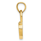 FJC Finejewelers 14k Yellow Gold Heart Lock Charm