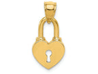 FJC Finejewelers 14k Yellow Gold Heart Lock Charm