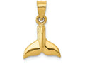 FJC Finejewelers 14k Yellow Gold Whale Tail Charm