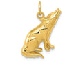 FJC Finejewelers 14k Yellow Gold Wolf Charm