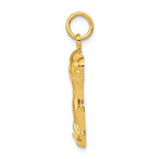 FJC Finejewelers 14k Yellow Gold Swimmer Diver Charm