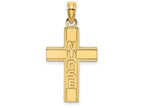 FJC Finejewelers 14k Yellow Gold Nurse Cross Charm