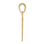 FJC Finejewelers 14k Yellow Gold Polished Cross Charm
