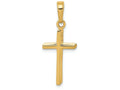 FJC Finejewelers 14k Yellow Gold Polished Cross Charm