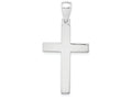 FJC Finejewelers 14k White Gold Flat Cross with Square Tips Charm