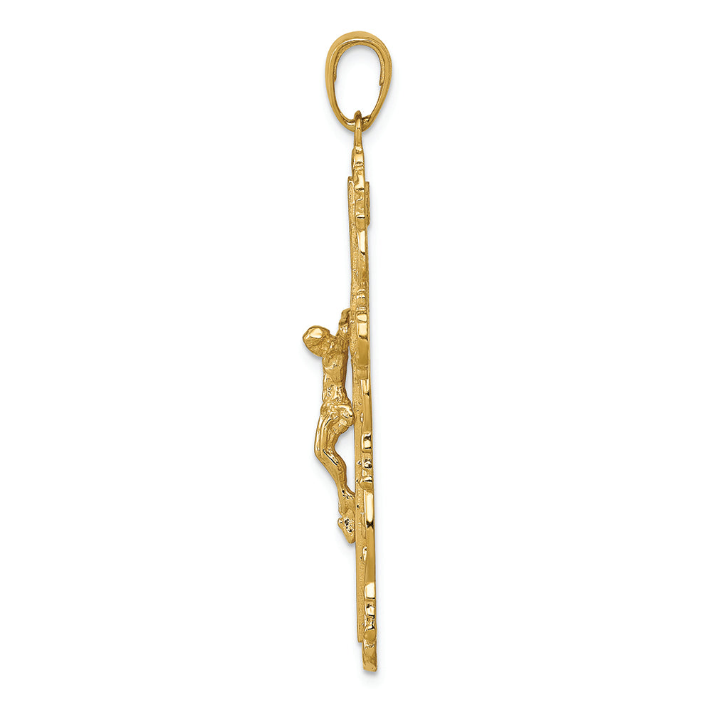 FJC Finejewelers 14k Yellow Gold Crucifix Charm