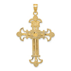 FJC Finejewelers 14k Two-tone Gold Inri Crucifix Charm
