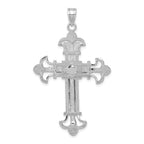 FJC Finejewelers 14k White Gold Inri Crucifix Charm