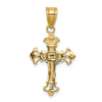 FJC Finejewelers 14k Two-tone Gold Inri Crucifix Charm