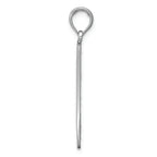 FJC Finejewelers 14k White Gold Single Angel Wingtextured Charm