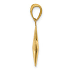 FJC Finejewelers 14k Yellow Gold Polished 3d Star Charm