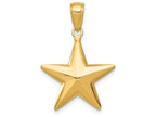 FJC Finejewelers 14k Yellow Gold Polished 3d Star Charm