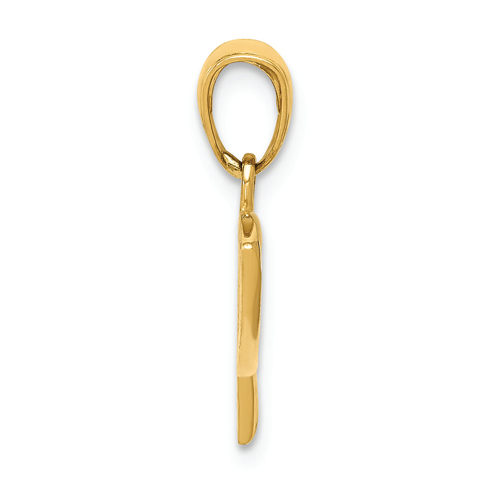 FJC Finejewelers 14k Yellow Gold Ichthus Fish Charm