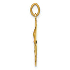 FJC Finejewelers 14k Yellow Gold Our Lady Of Sorrows Medal Charm