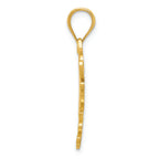 FJC Finejewelers 14k Yellow Gold Dove with Heart Charm