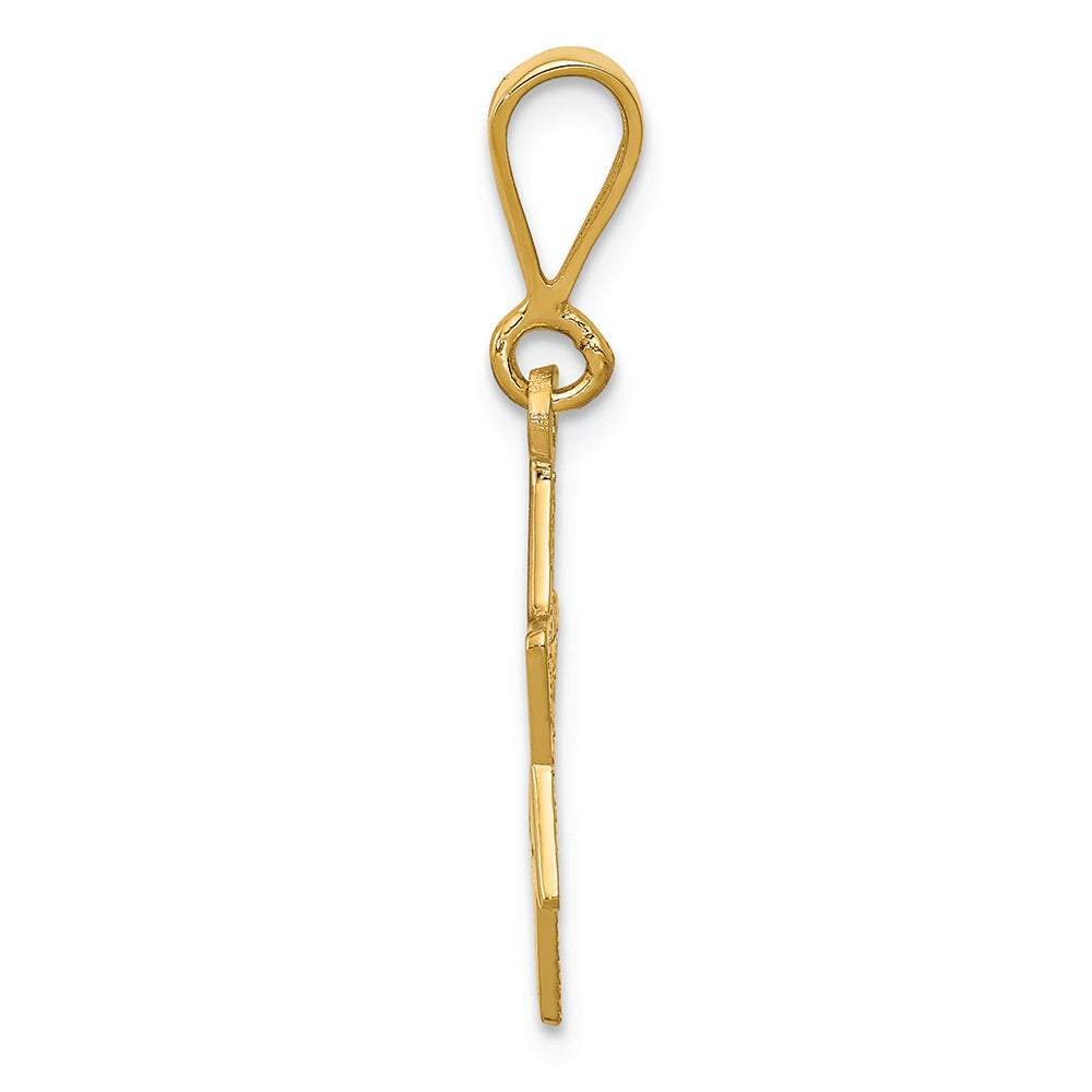 FJC Finejewelers 14k Yellow Gold Jewish Star Charm