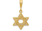 FJC Finejewelers 14k Yellow Gold Jewish Star Charm