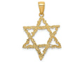 FJC Finejewelers 14k Yellow Gold Star Of David Charm