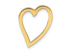 FJC Finejewelers 14k Yellow Gold Cut-out Floating Heart No Bail Charm