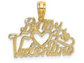 FJC Finejewelers 14k Yellow Gold Be My Valentine Charm