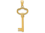 FJC Finejewelers 14k Yellow Gold 3d Key with Key To My Heart Charm