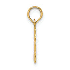 FJC Finejewelers 14k Yellow Gold Today  Tomorrow Forever Charm