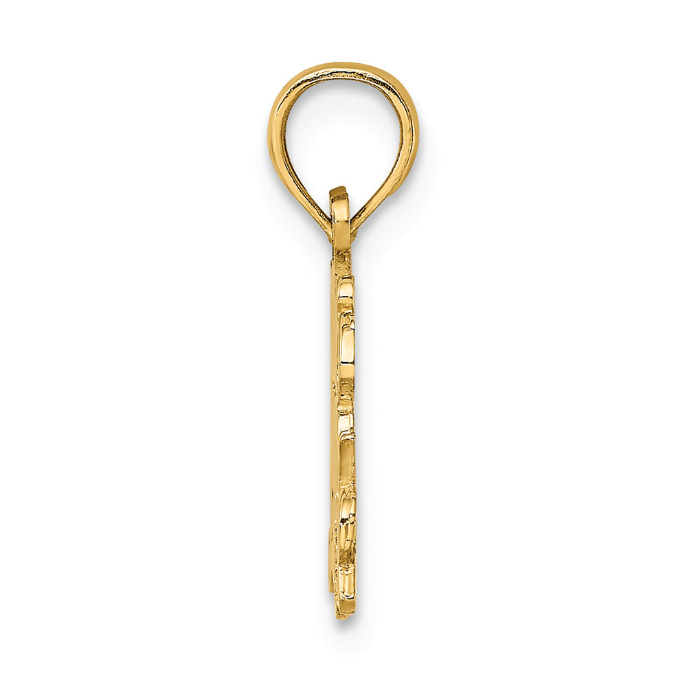 FJC Finejewelers 14k Yellow Gold Today  Tomorrow Forever Charm