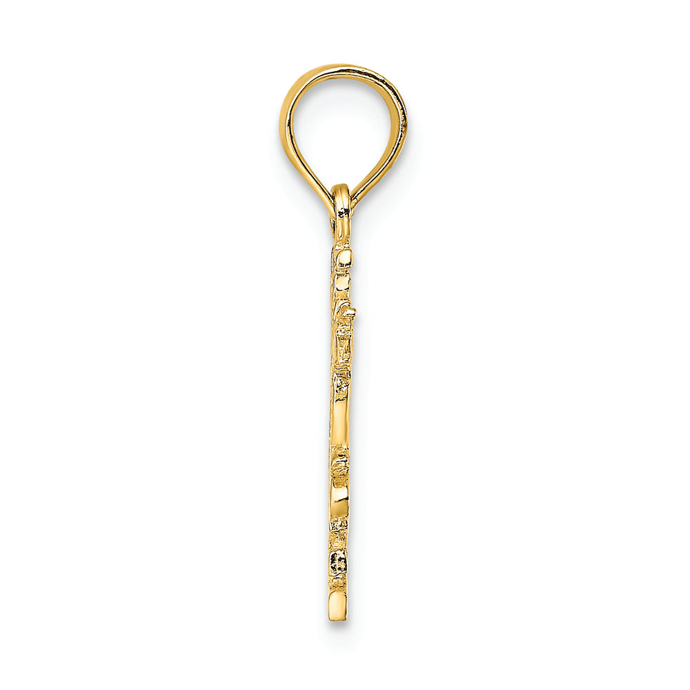 FJC Finejewelers 14k Yellow Gold He Loves Me Charm