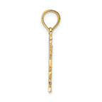 FJC Finejewelers 14k Yellow Gold He Loves Me Charm